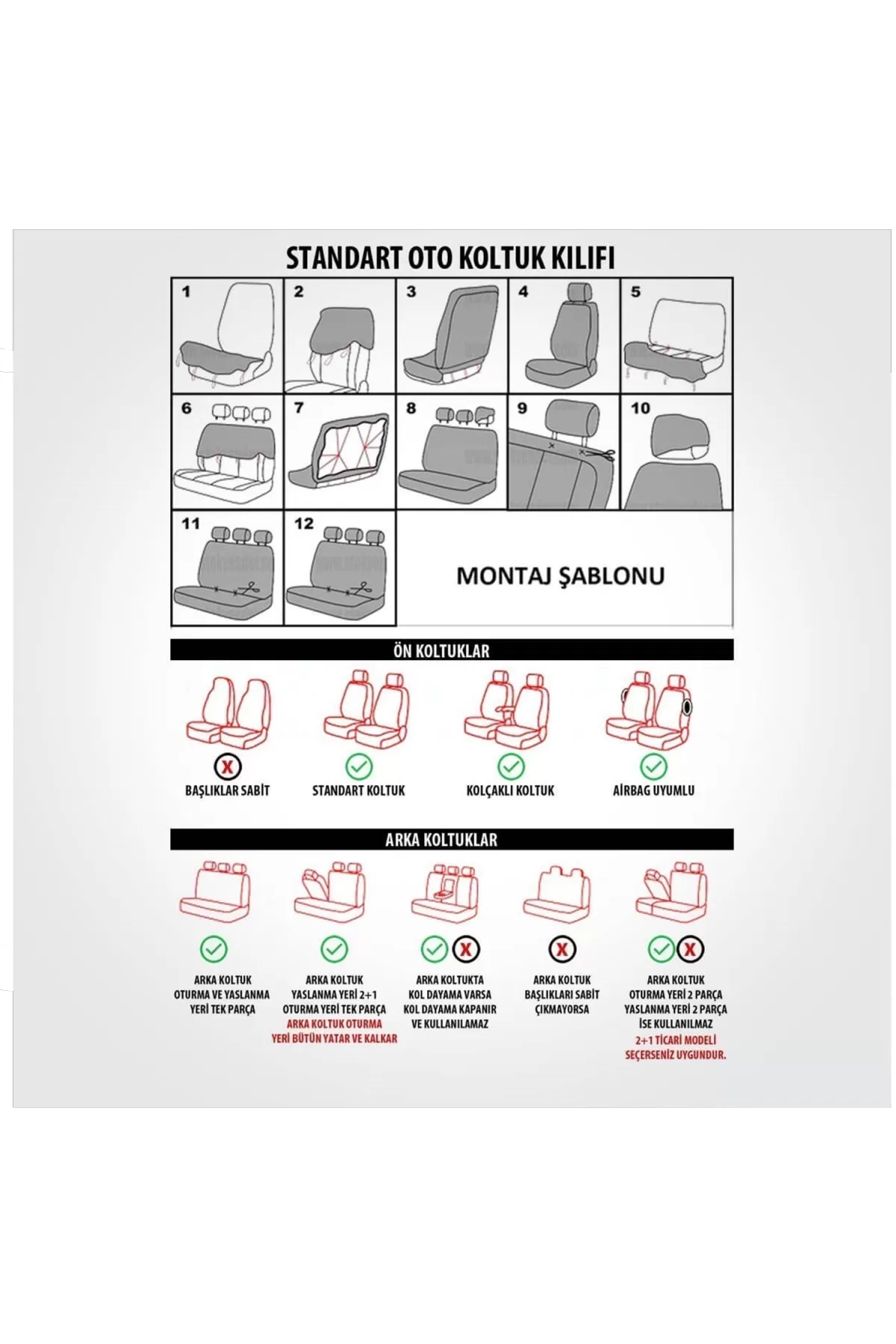 Sport Soyfa Serisi Jakar Lakos Koltuk Kılıfı Siyah