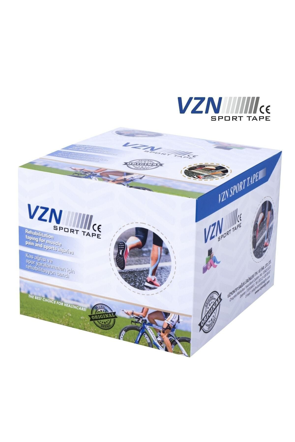 Vzn Sport Tape Pembe Renk Kinezyo Sporcu Bandi Ağri Bandi 5 Metre X 5