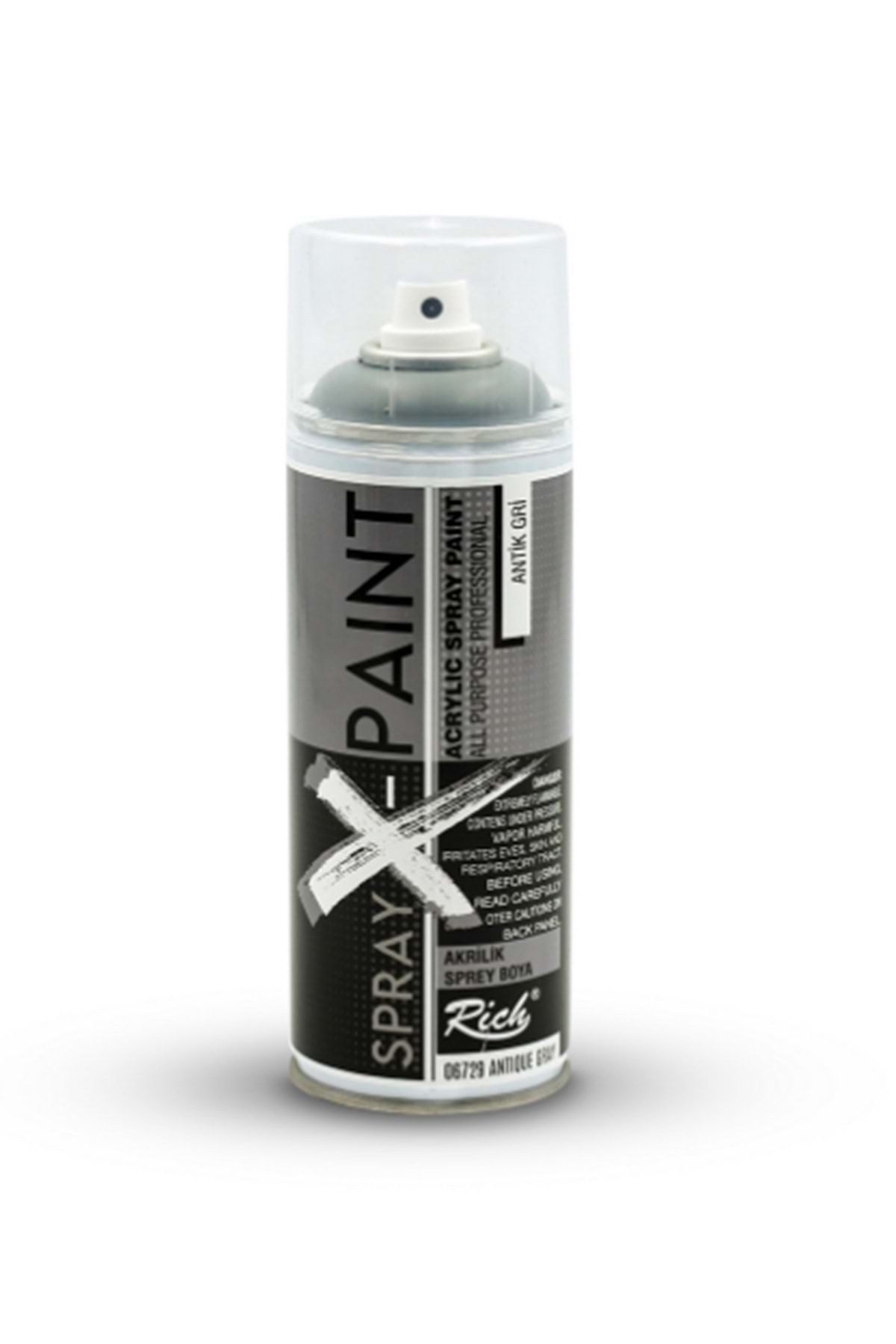 Rich Boya Spray X Paint 400 Ml Antik Gri