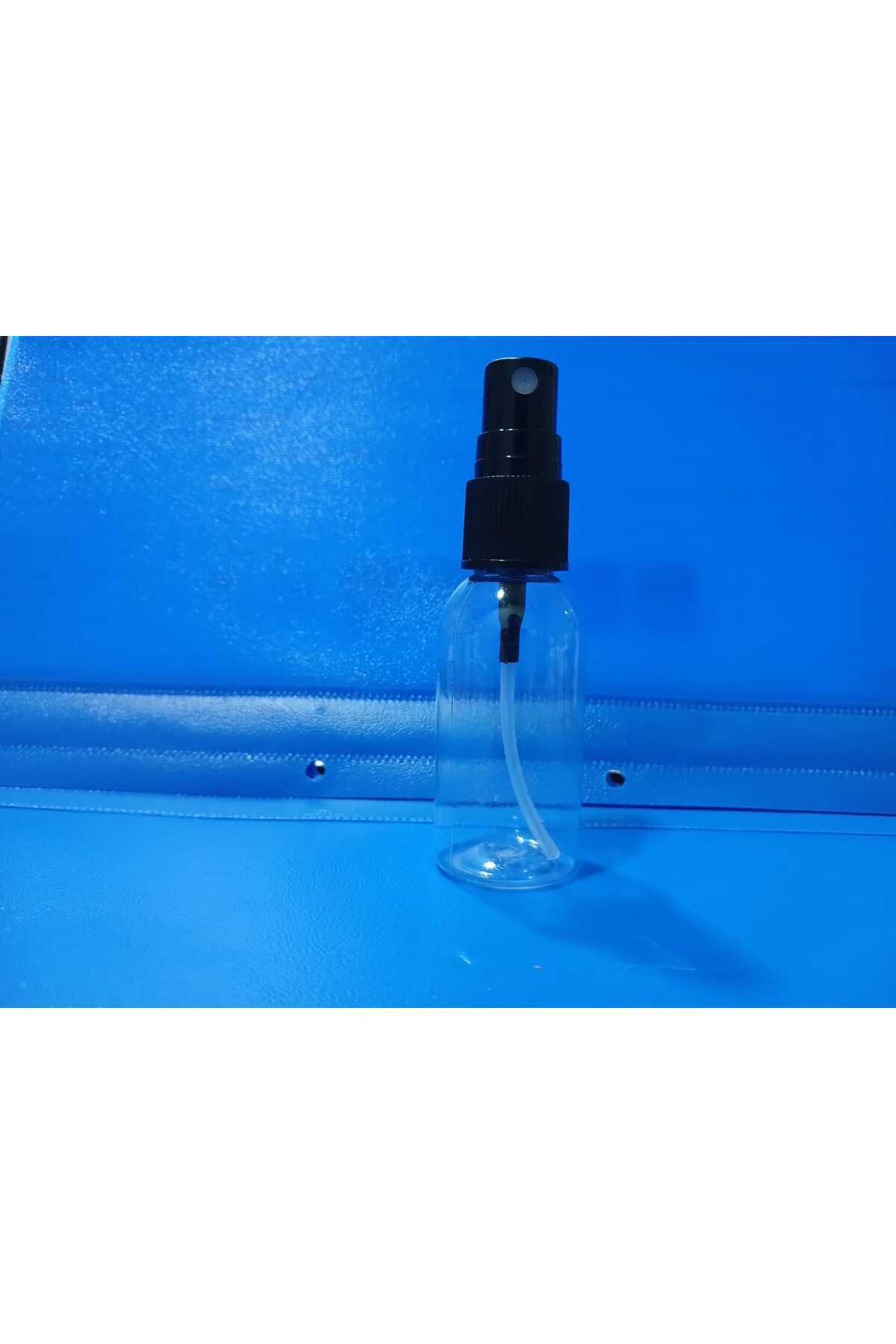 Petçi Cam Salih Sprey Başli Plastik Boş Pet Şişe 50 Ml 5 Adet