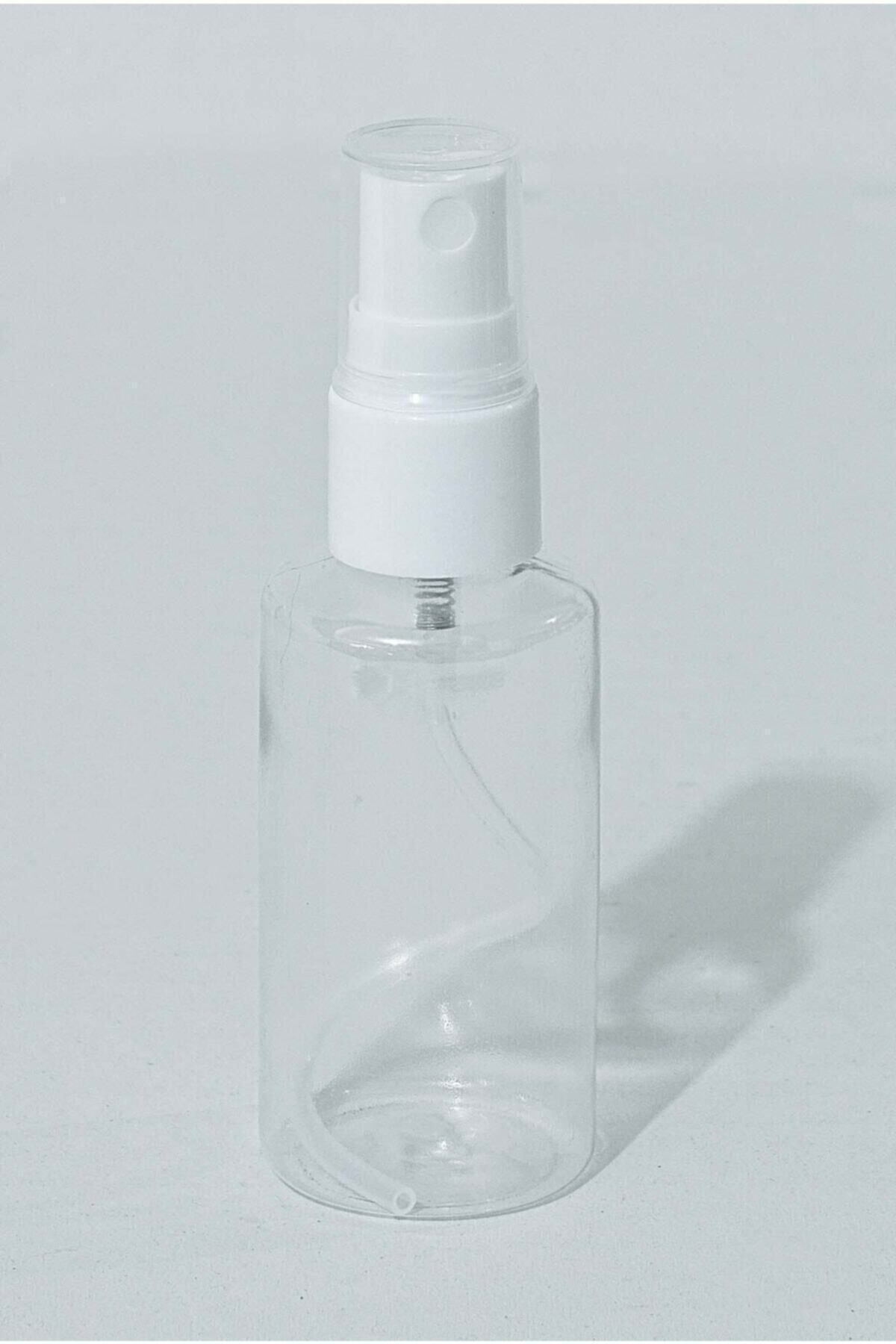 Petçi Cam Salih Sprey Başli Plastik Boş Pet Şişe 50 Ml 5 Adet