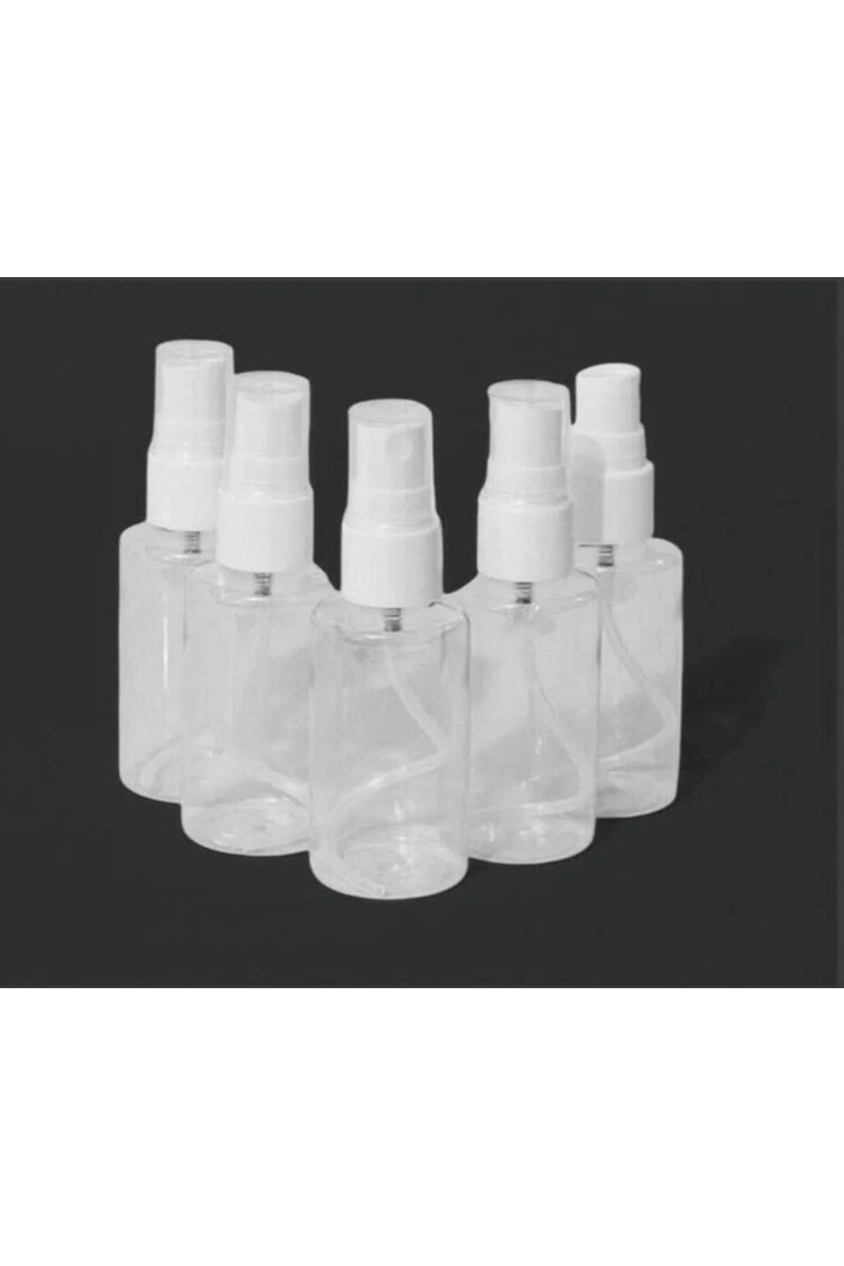 Sprey Başlı Plastik Boş Pet Şişe 50 ml 5 Adet Sprey Başlı Plastik Boş Pet Şişe 50 ml 5 Adet