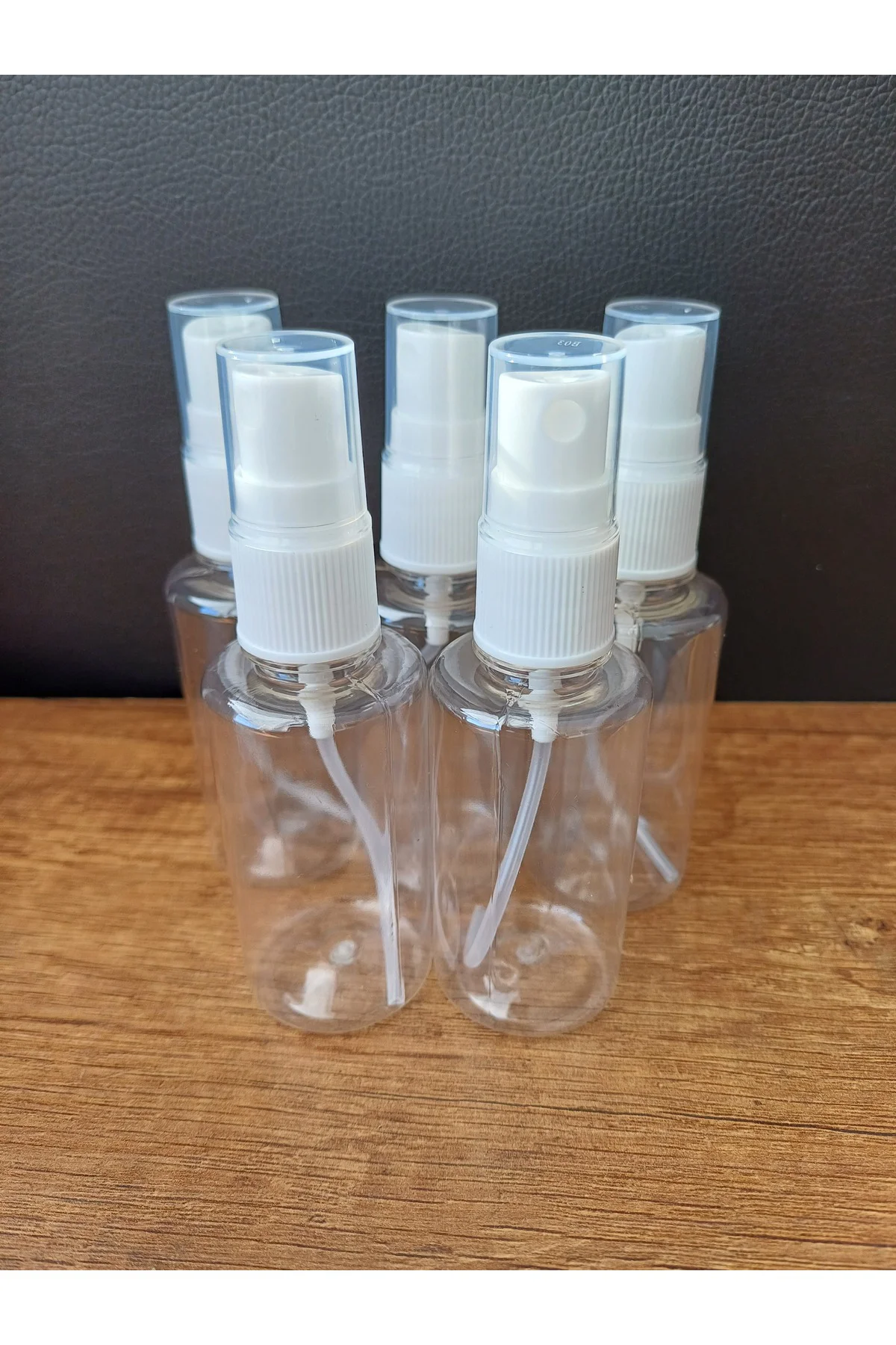 Sprey Başlı Plastik Boş Pet Şişe 50 ml 5 Adet