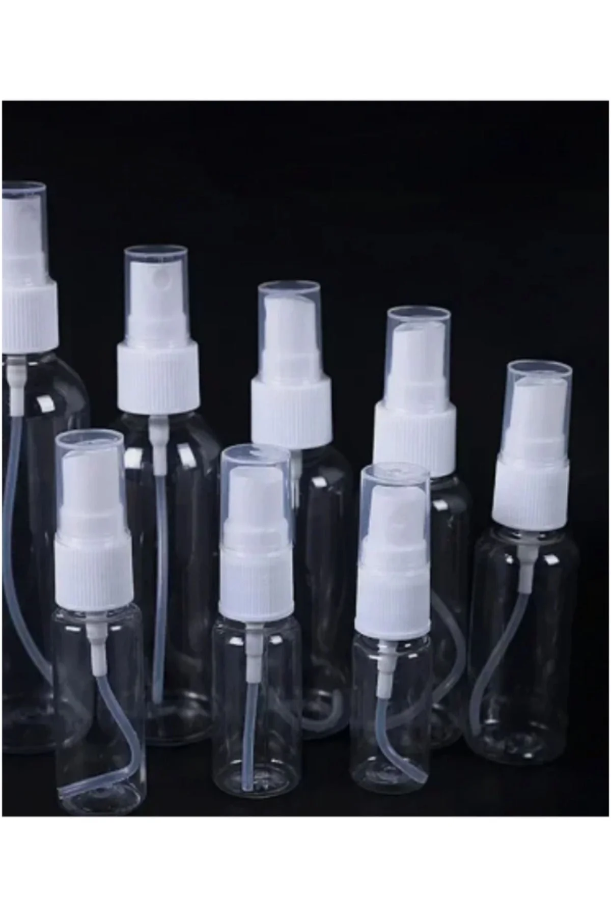 Sprey Başlıklı Boş şişe 35ml 100 Adet + 6 Kolonya Hediye