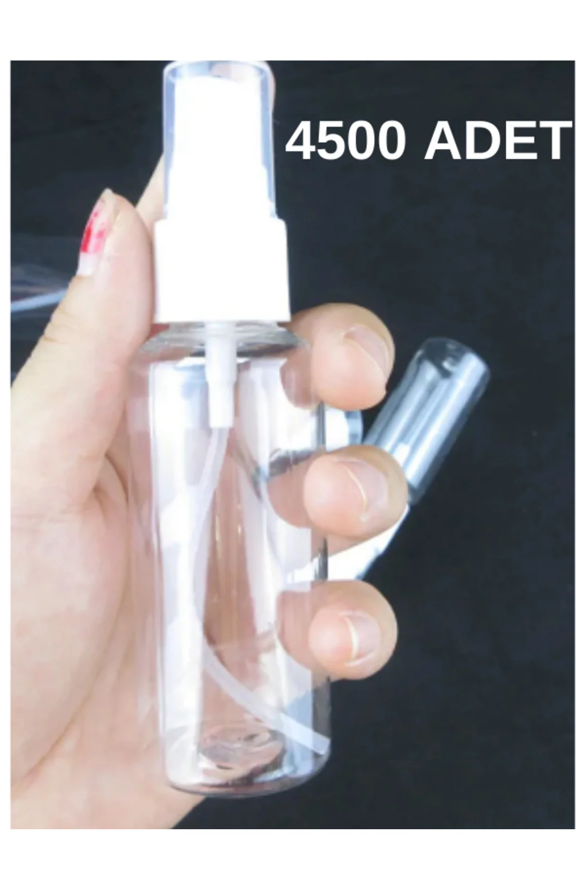Sprey Başlıklı Boş şişe 50ml 4500 Adet + 16 Hediye