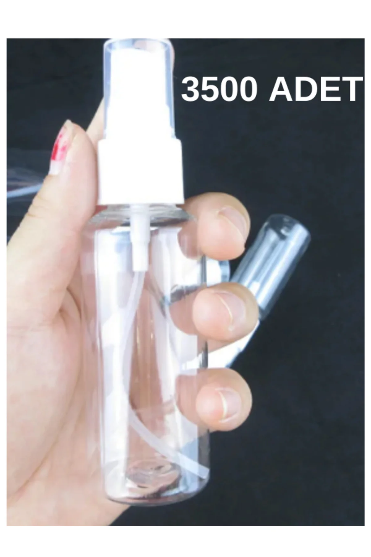 Sprey Başlıklı Boş şişe 35ml 3500 Adet + 12 Hediye