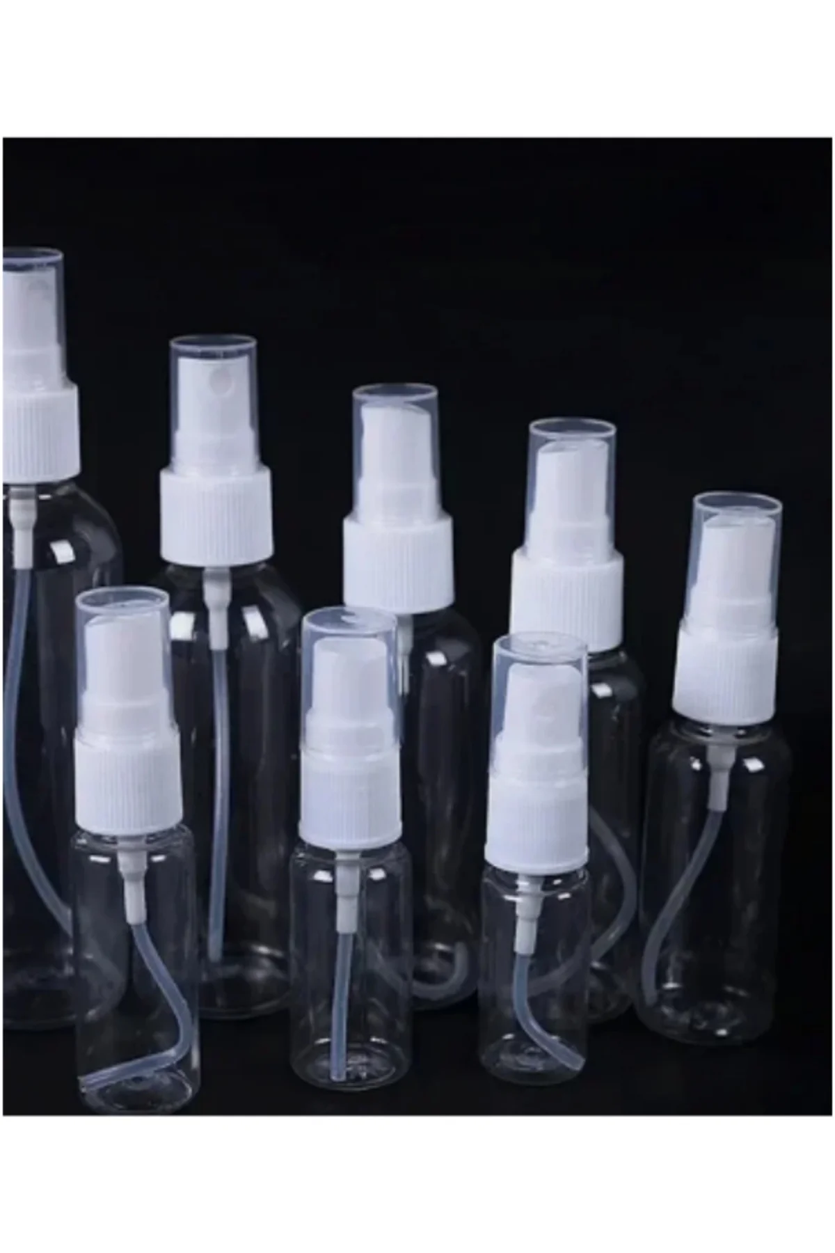 Sprey Başlıklı Boş şişe 50ml 3500 Adet + 12 Kolonya Hediye