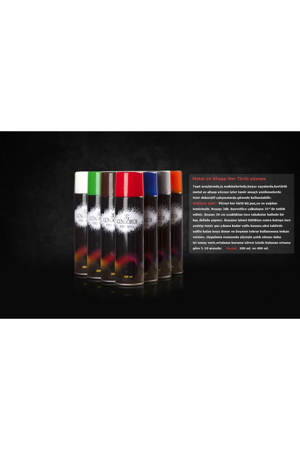 Sprey Boya 400 Ml - Mavi - Görsel 2