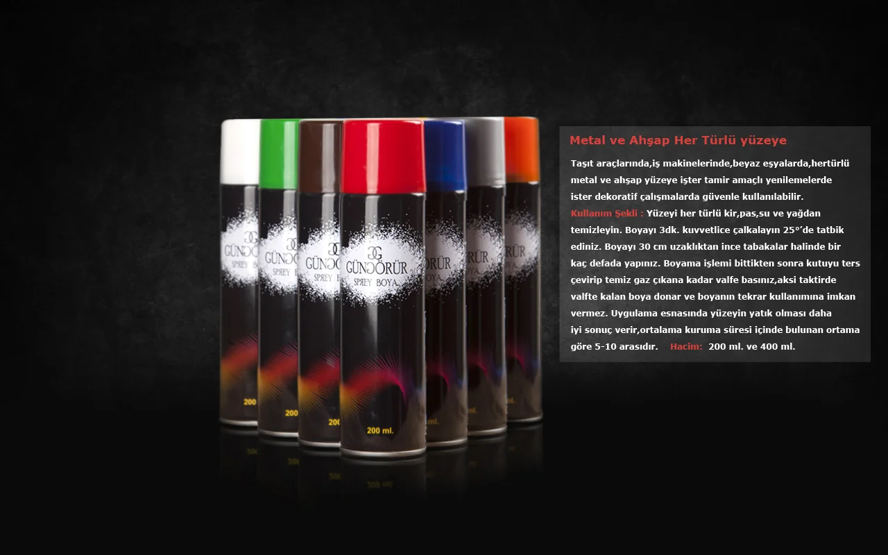 Sprey Boya 400 ML - Mi