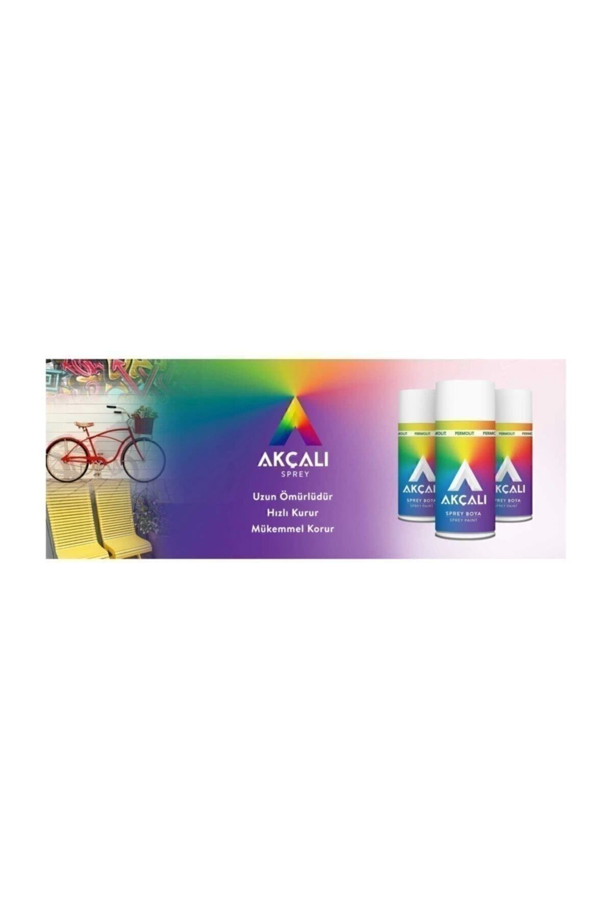 Akçali Sprey Boya Mat Siyah 400 Ml