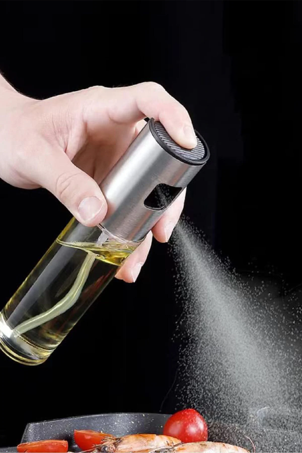 Sprey Cam Yağdanlık 100 ml Fısfıs Yağdanlık Sirke Airfryer Zeytin