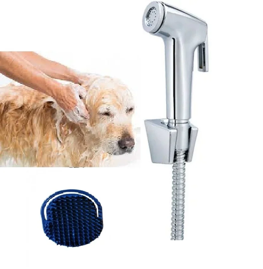 Sprey El Duşu Kedi Köpek Yıkama Tabancası Seti ve Kedi Köpek Yıkama Tarağı Sprey El Duşu Kedi Köpek Yıkama Tabancası Seti ve Kedi Köpek Yıkama Tarağı