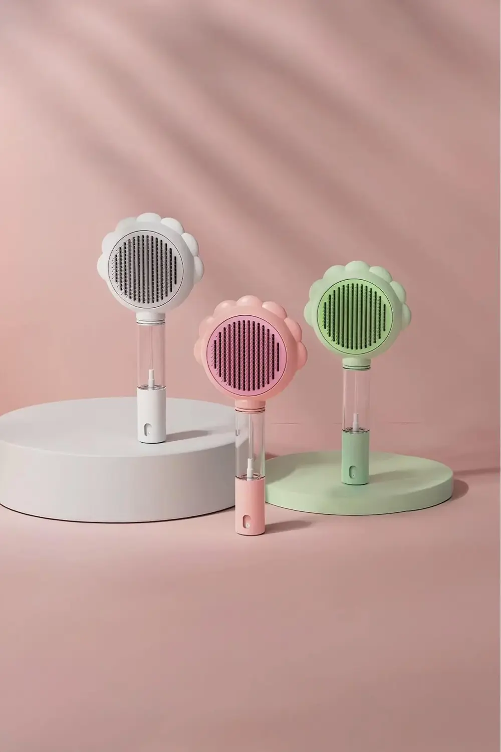 Sprey Hazneli Evcil Hayvan Tüy Toplama ve Temizlik Fırçası – Kedi