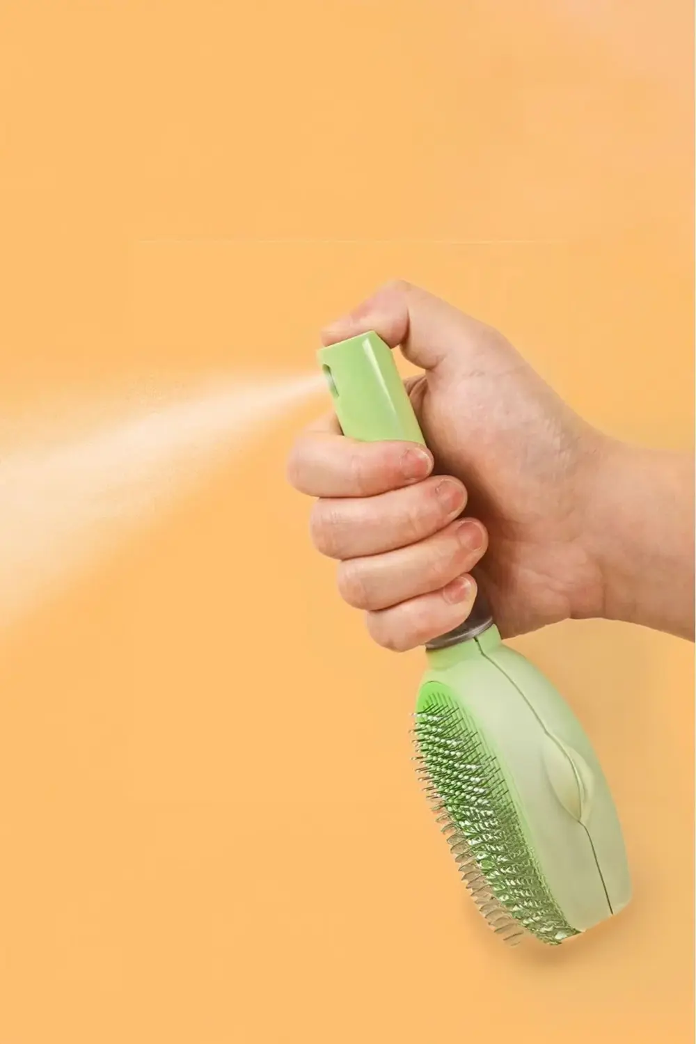 Sprey Hazneli Evcil Hayvan Tüy Toplama ve Temizlik Fırçası – Kedi