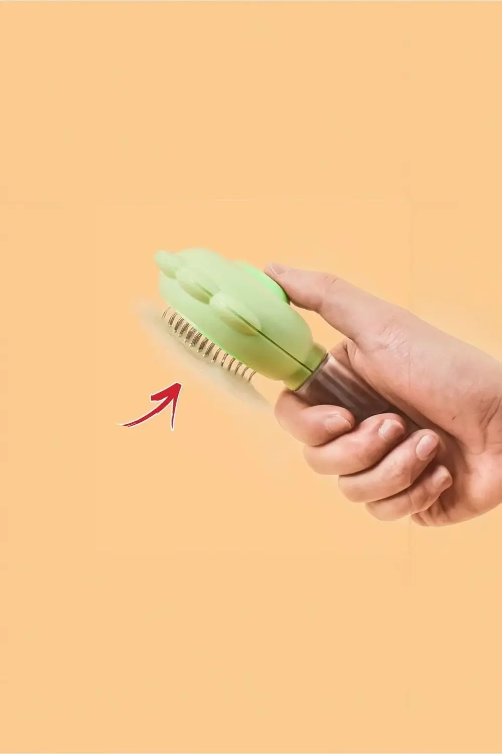 Sprey Hazneli Evcil Hayvan Tüy Toplama ve Temizlik Fırçası – Kedi