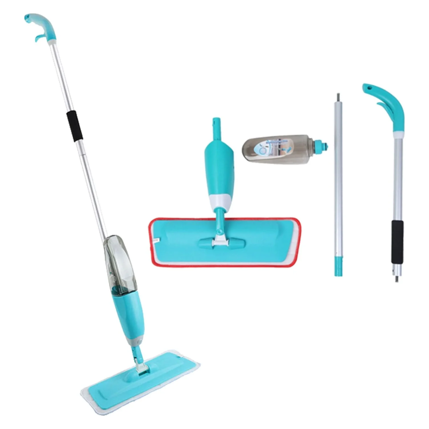 Sprey Mop Temizlik Seti  1 Yedek Mop Bez Bx40