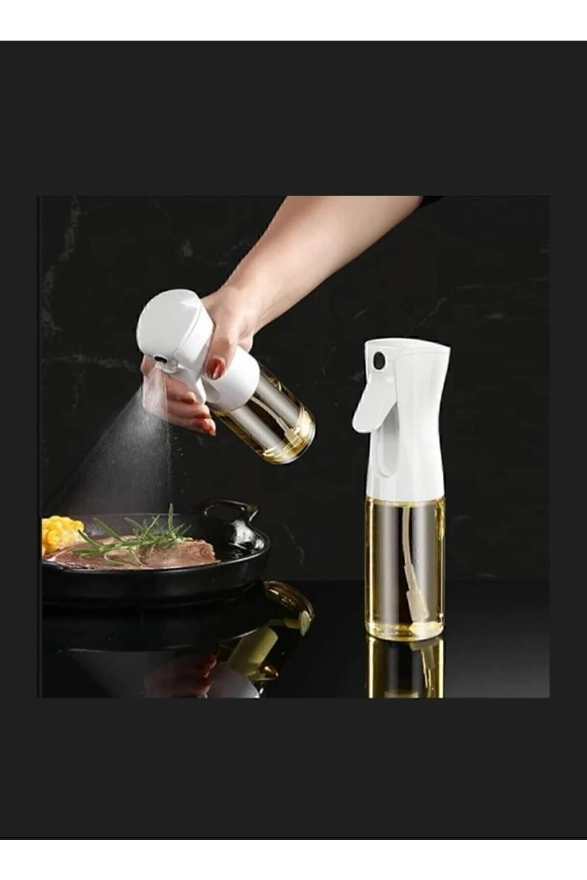 Sprey Yağdanlık Airfryer Için Yağdanlık Püskürtmeli Beyaz Sprey C