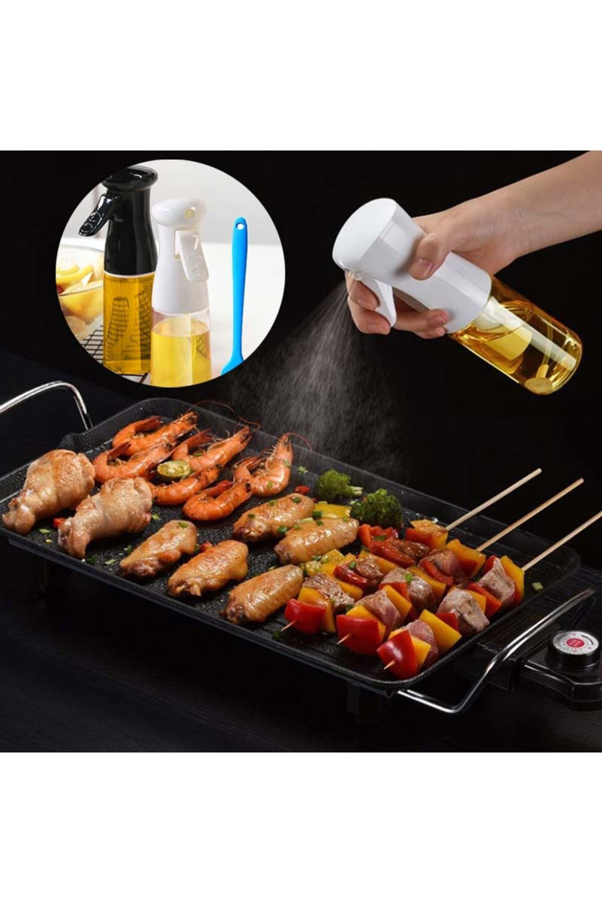 Sprey Yağdanlık Airfryer Için Yağdanlık Püskürtmeli Sprey Cam Şiş