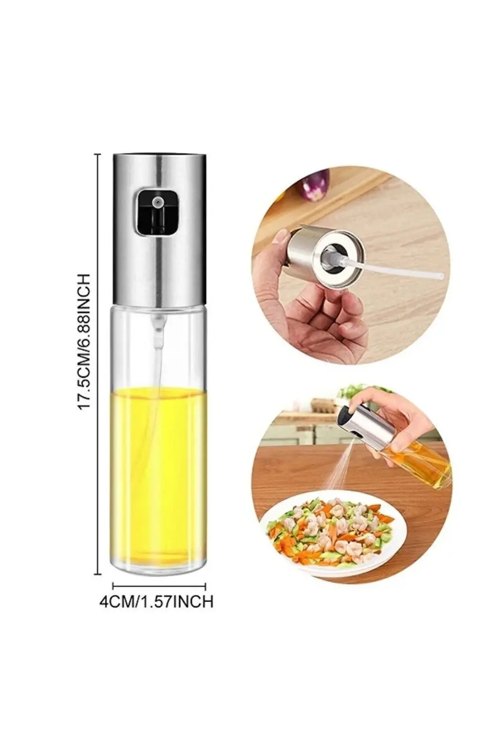 Sprey Yağdanlık Sıvı Yağ Zeytinyağı Pompası Yağlık Ve Sirkelik 10