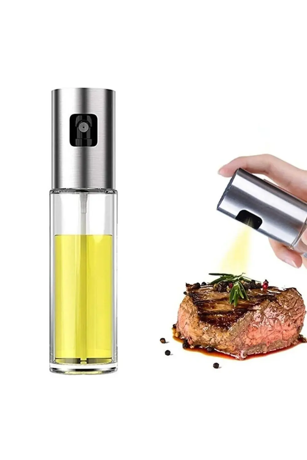 Sprey Yağdanlık Sıvı Yağ Zeytinyağı Pompası Yağlık Ve Sirkelik 10