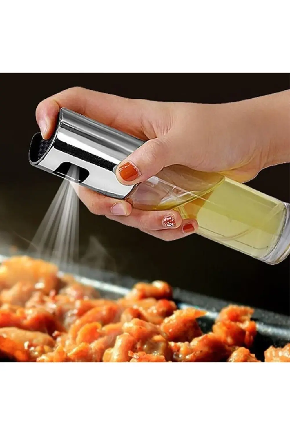 Sprey Yağdanlık Sıvı Yağ Zeytinyağı Pompası Yağlık Ve Sirkelik 10