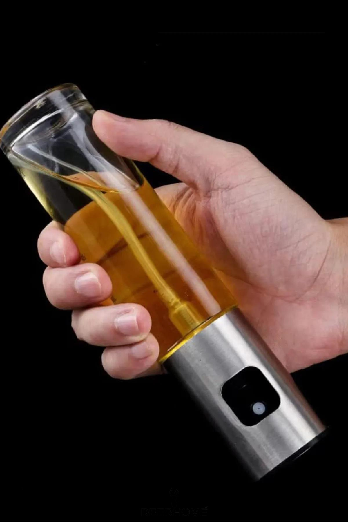 Yakut Sprey Yağlik Cam Püskürtmeli Fisfis 100 Ml Yağdanlik Airfryer Yağ