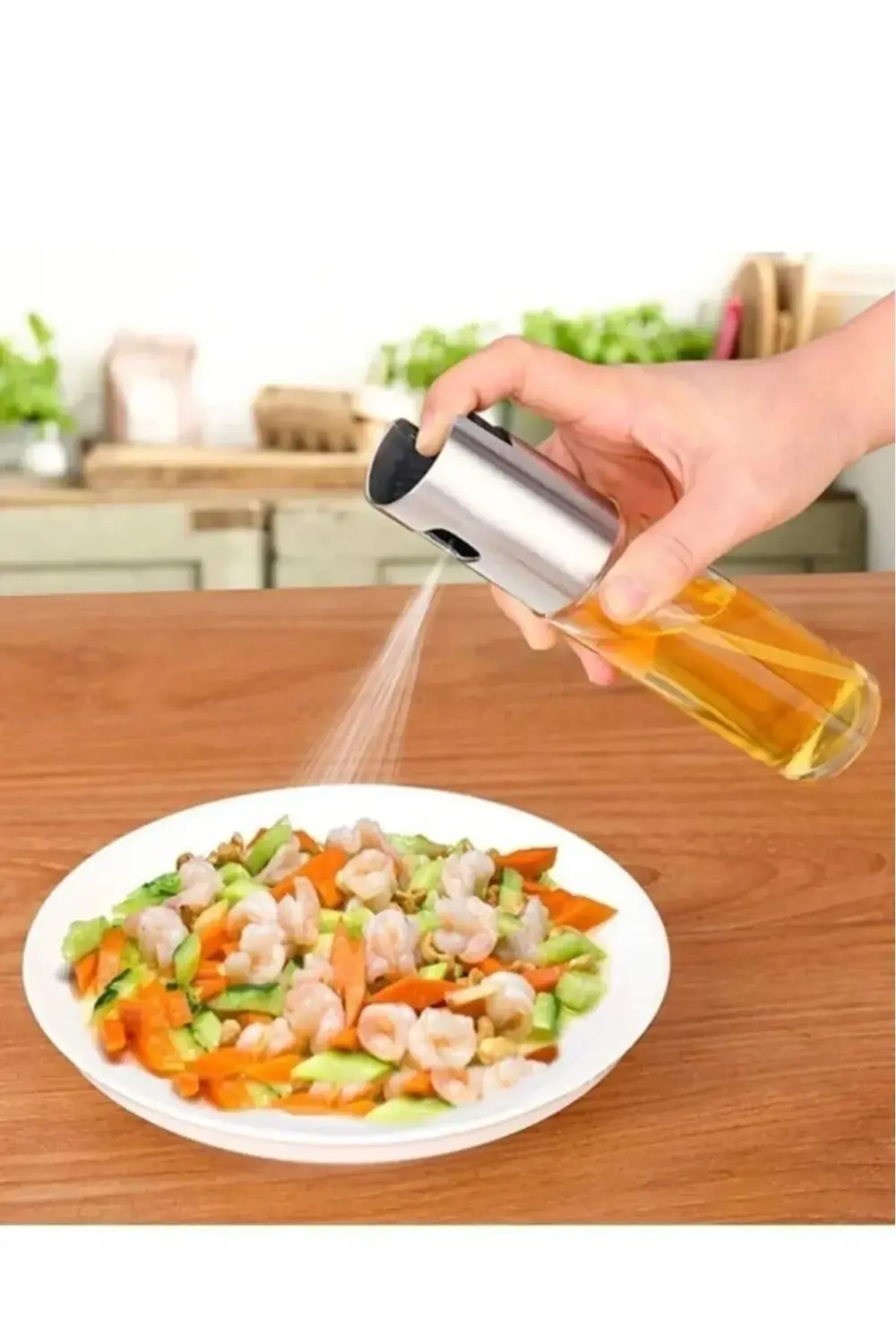 Sprey Yağlık - Püskürtmeli Yağlık - 2 Adet 100 Ml Cam Şişe Karışı