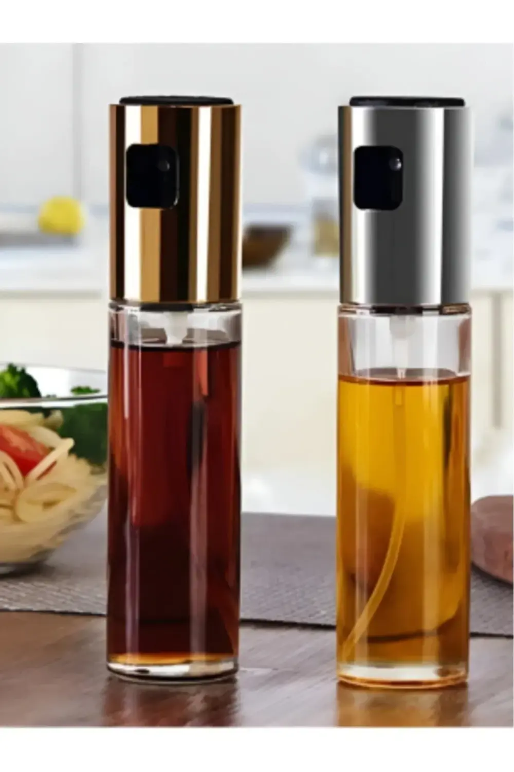 Sprey Yağlık - Püskürtmeli Yağlık - 2 Adet 100 Ml Cam Şişe Karışı