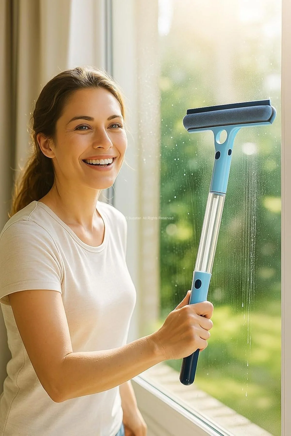 Spreyli Çekçekli Camsil & Fırça Aparatı - Çok Fonksiyonlu Cam Temizleyici Set Spreyli Çekçekli Camsil & Fırça Aparatı - Çok Fonksiyonlu Cam Temizleyici Set