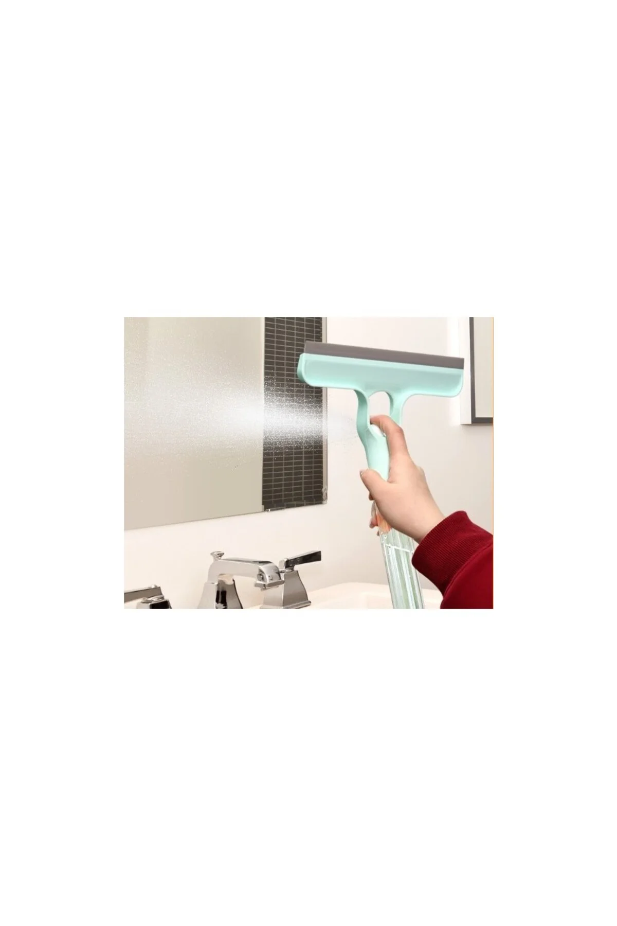 Spreyli Çekçekli Camsil & Fırça Aparatı - Çok Fonksiyonlu Cam Temizleyici Set Spreyli Çekçekli Camsil & Fırça Aparatı - Çok Fonksiyonlu Cam Temizleyici Set
