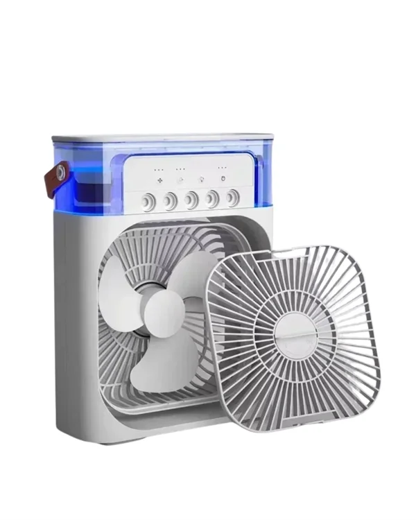 Spreyli Mini Masaüstü Fan | 500ML Su Hazneli, 3 Kademeli Soğutucu Yeni Nesil