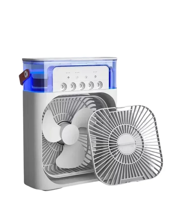 Spreyli Mini Masaüstü Fan | 500ML Su Hazneli 3 Kademeli Soğutucu 