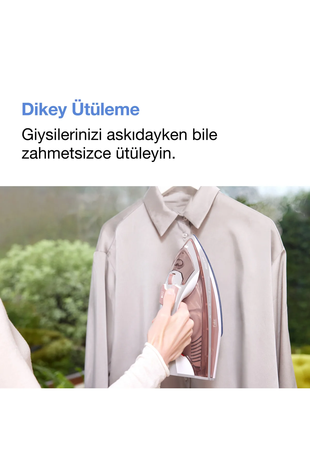 Spring Buharlı Ütü - Gül Kurusu