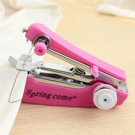 Spring Come Mini Kolay Seyehat Ve Ev Tipi El Dikiş Dikme Makinası Lisinya
