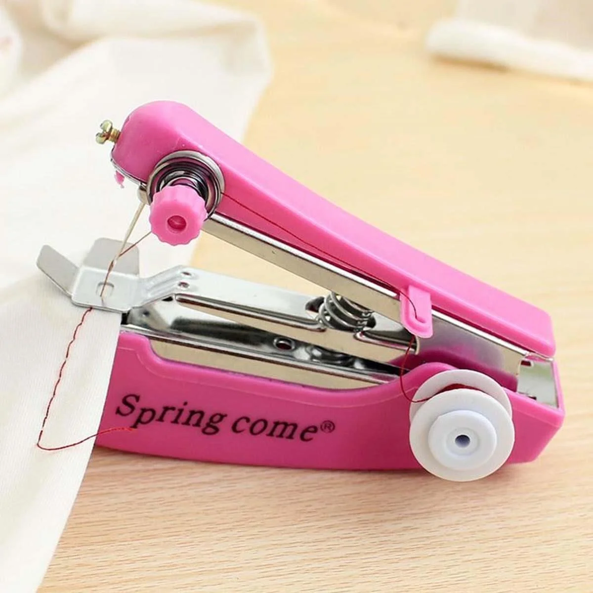 Spring Come Mini Kolay Seyehat Ve Ev Tipi El Dikiş Dikme Makinası Bx40