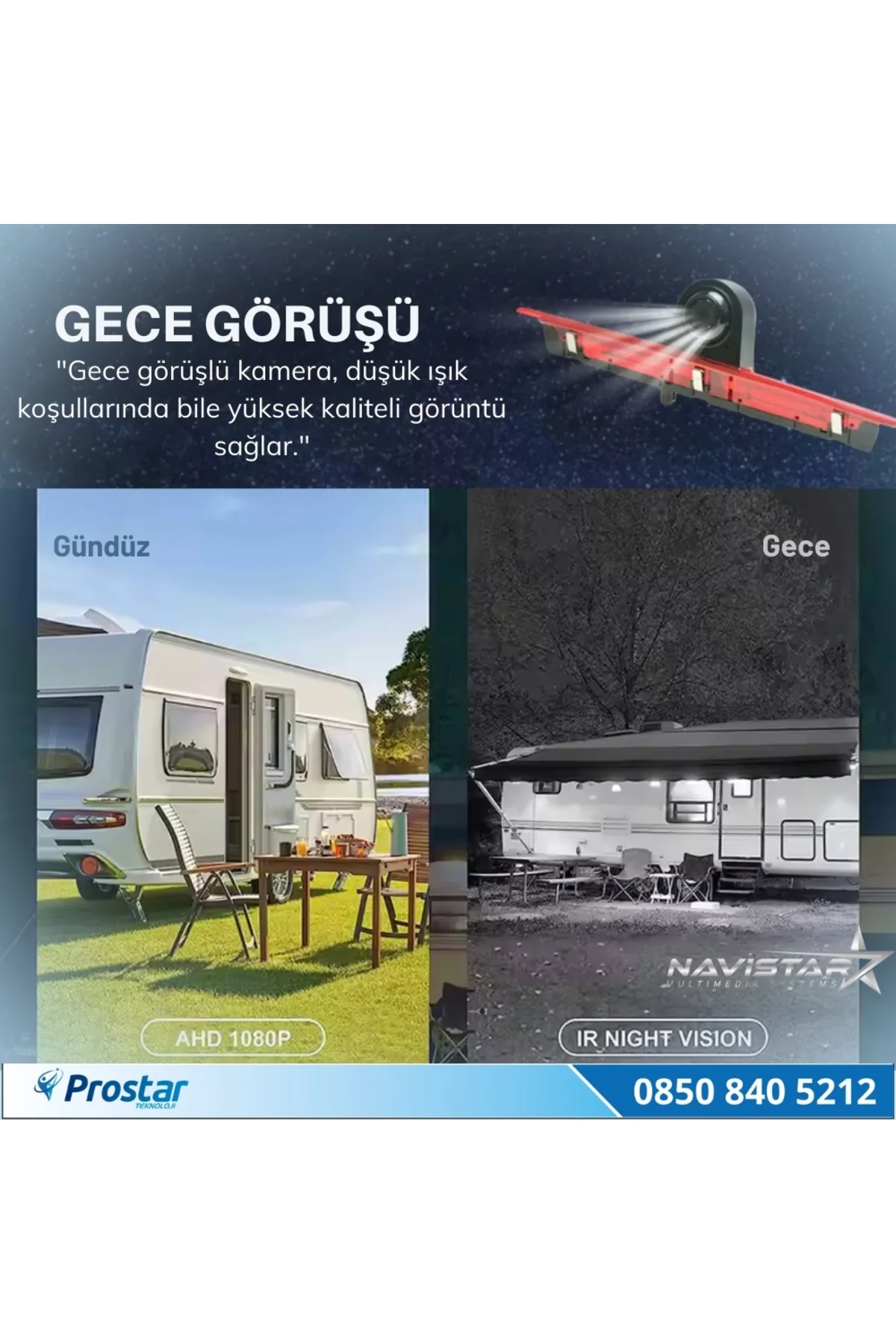 Sprinter Crafter Uyumlu AHD 1080P HD Kamera Sprinter Crafter Uyumlu AHD 1080P HD Kamera