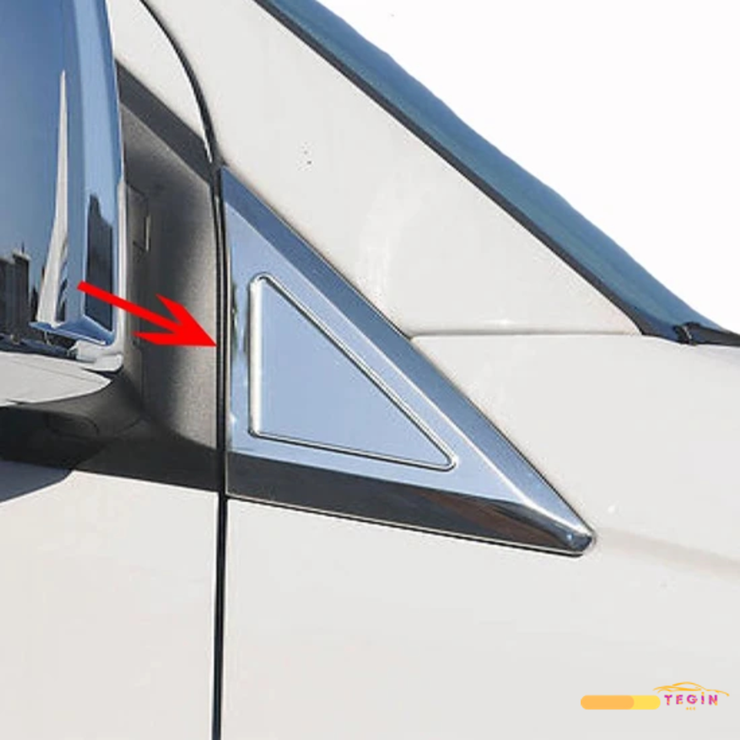 Sprinter VAN 2006 Sonrası Kelebek Cam Yeri 2 Parça Paslanmaz Çeli