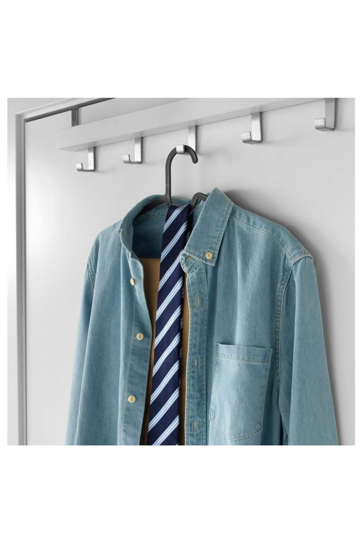 İkea Spruttig Siyah Giysi Askisi 10 Adet 20317079