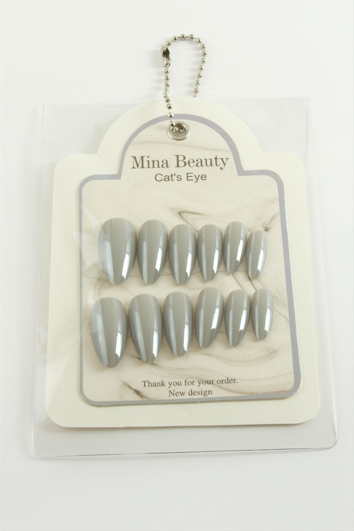 SPTRNS Mina Beauty Kedi Gözü (222637) Takma Tırnak-Bordo