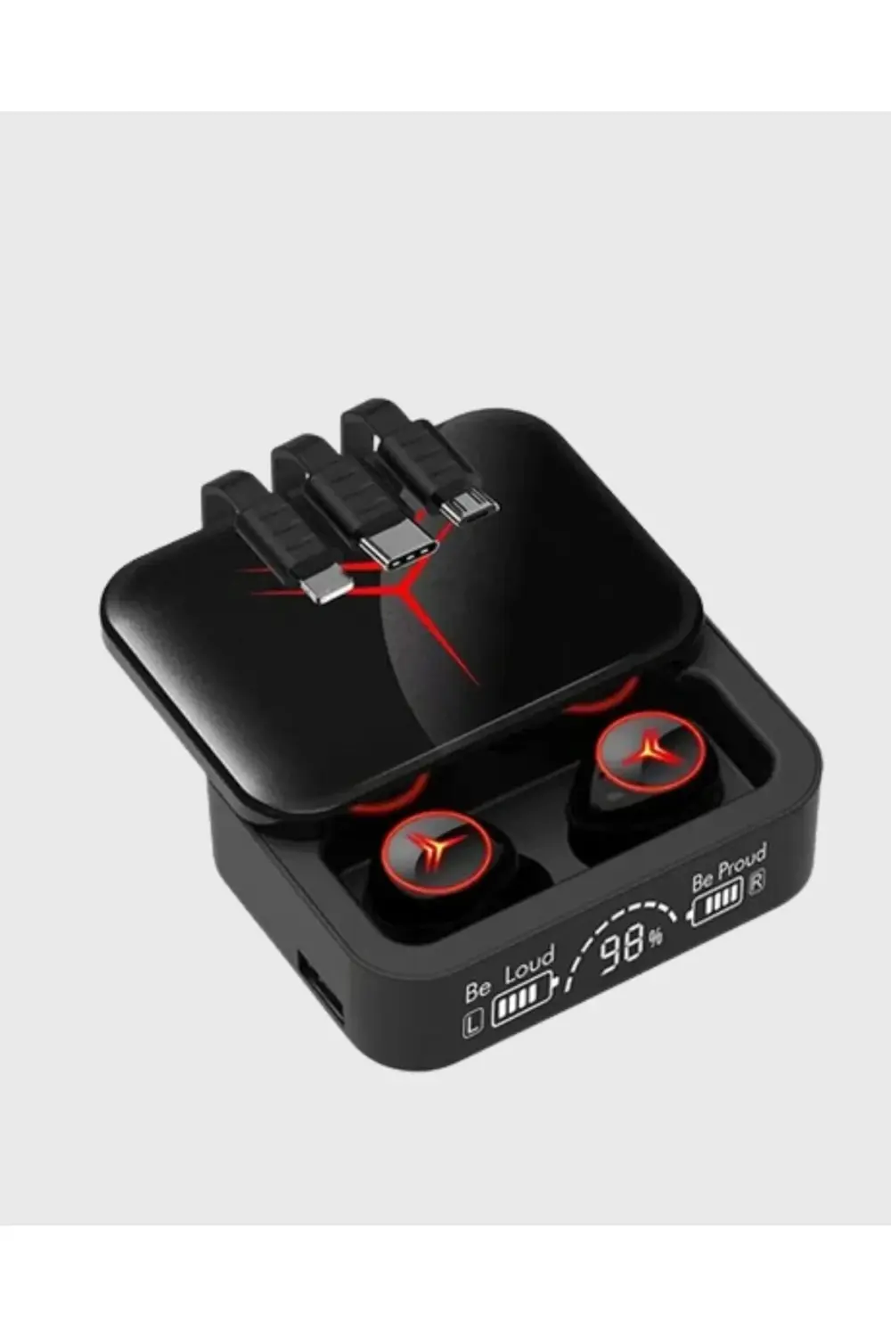 SPTRNS Powerbank Özellikli Bluetooth Kablosuz Kulaklık – Dokunmat