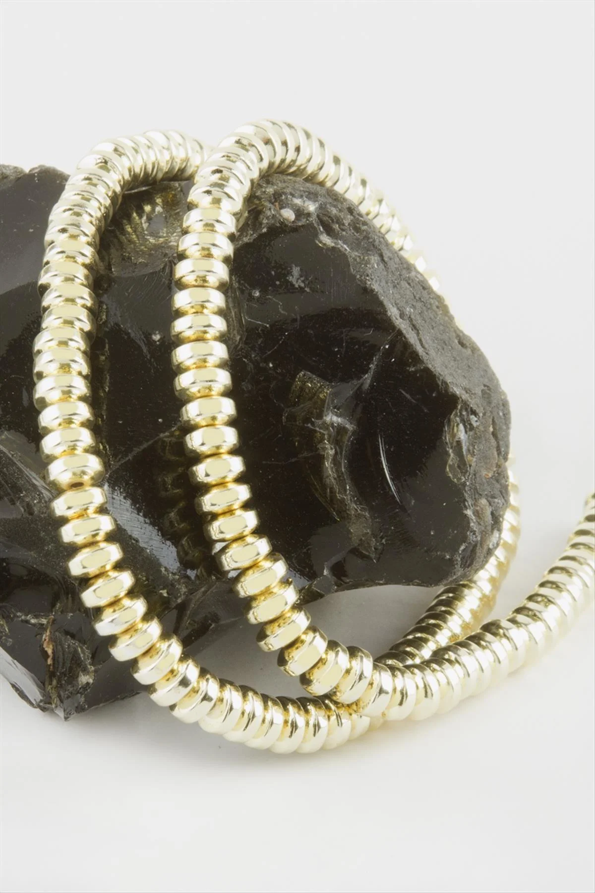 SPTRNS Rondela Hematit Taşı (192700) 6 mm-Sarı