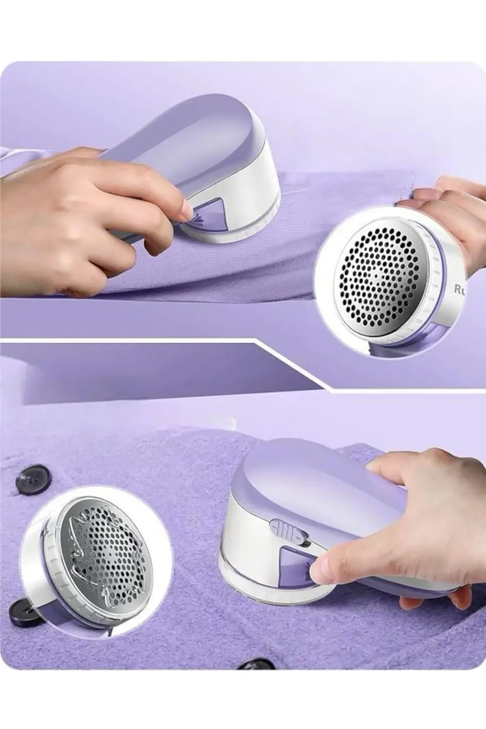 SPTRNS Tiftik Temizleyici Hazneli Şarjlı Manuel (203303) Kolay Ku