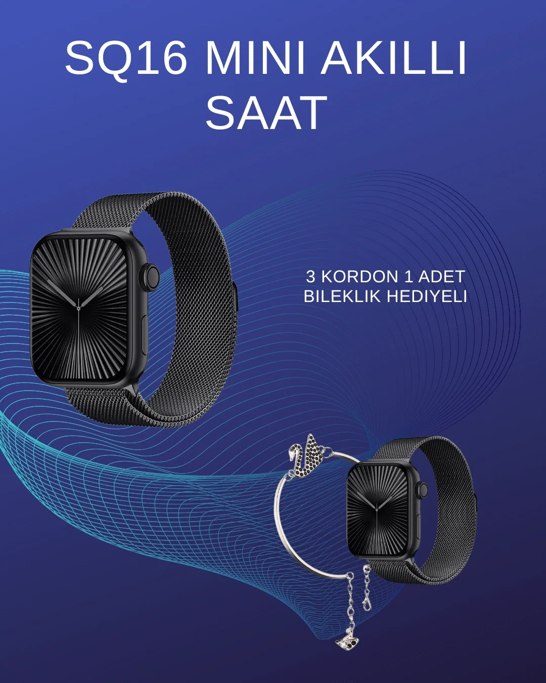 SQ-16 Mini Series 10 Akıllı Saat | Spor Modları, Bildirim ve Müzi