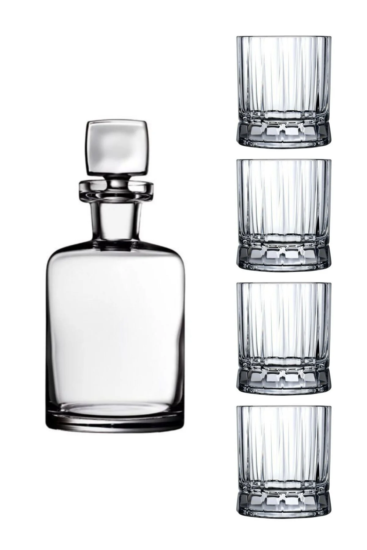 Square Wayne Viski Şişesi Bardak Seti(özel Set) (92382x1 - 68174x