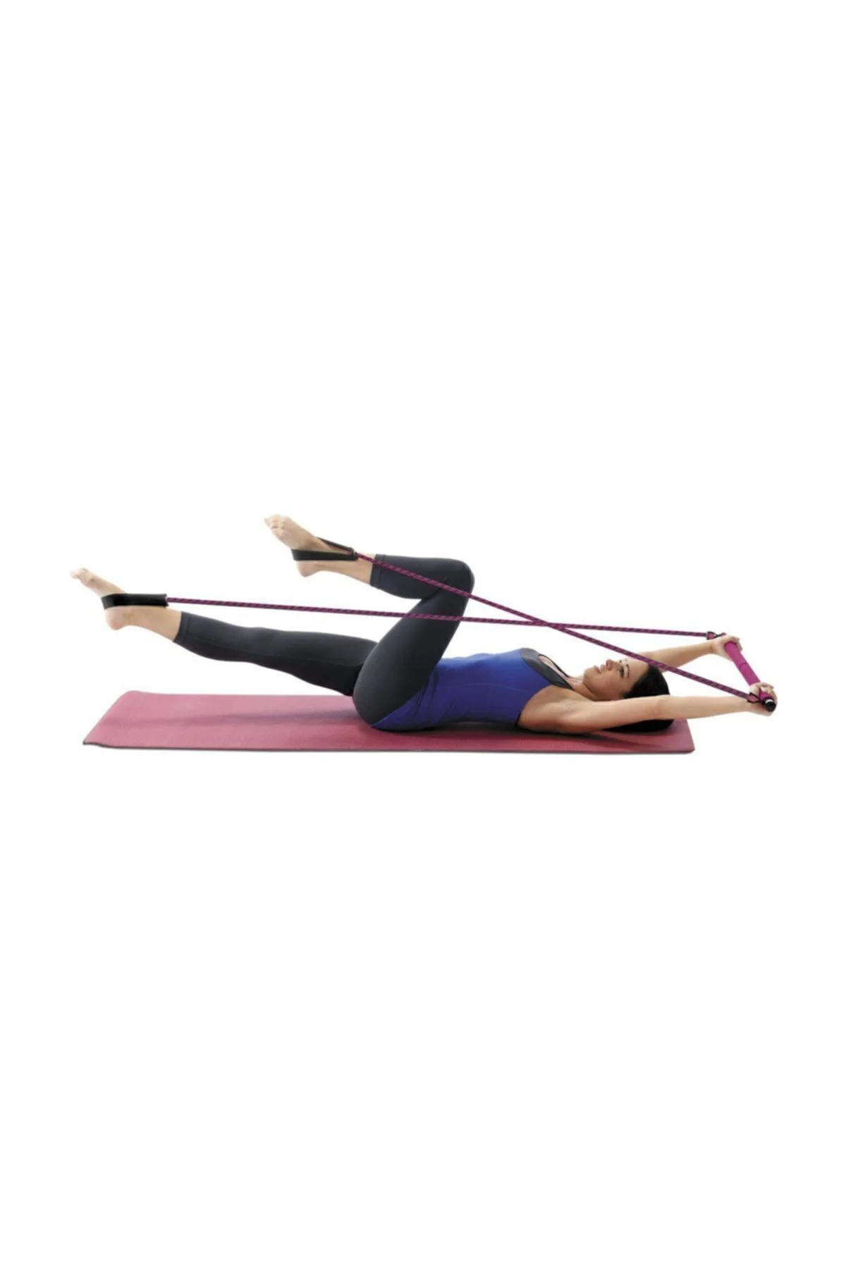 Squat Pilates Jimnastik Egzersiz Çubuğu Portable Studio Squat Bar