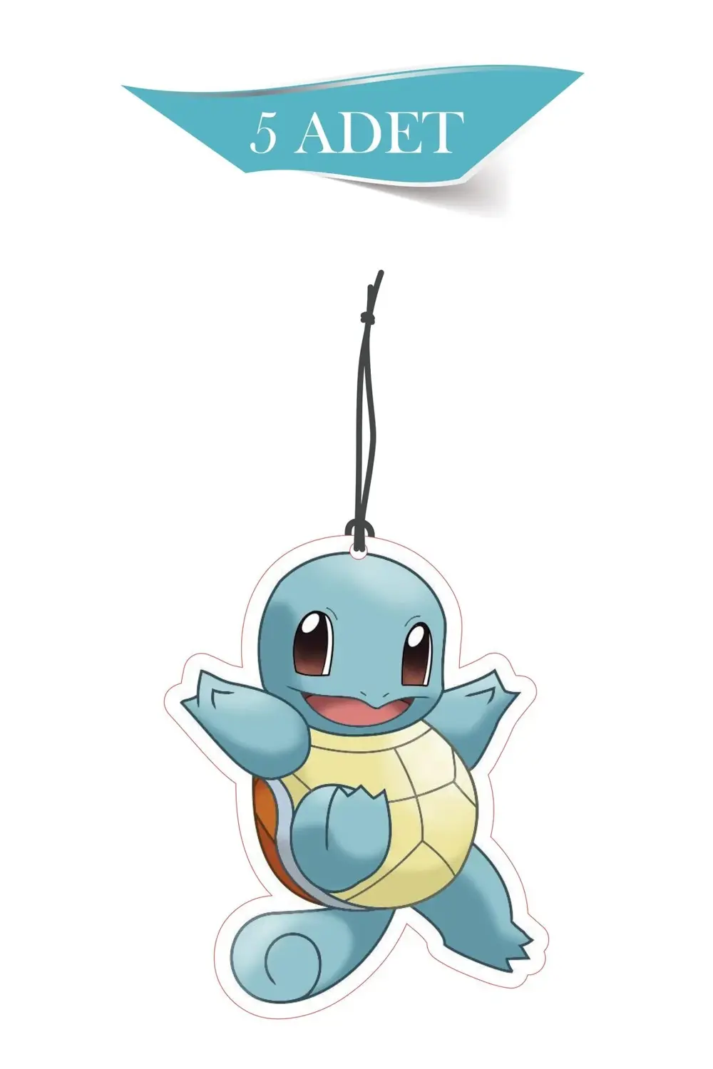 Squirtle Jackson 5'li Dekoratif Oto Kokusu ve Oto Aksesuarı