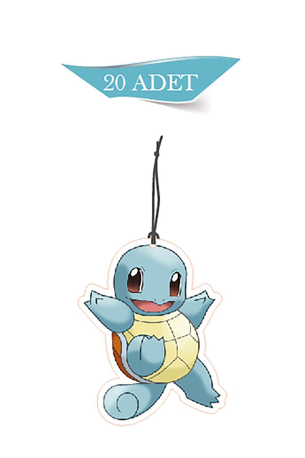 Bymeyla Squirtle Tasarımlı 20'Li Oto Kokusu Ve Oto Aksesuarı