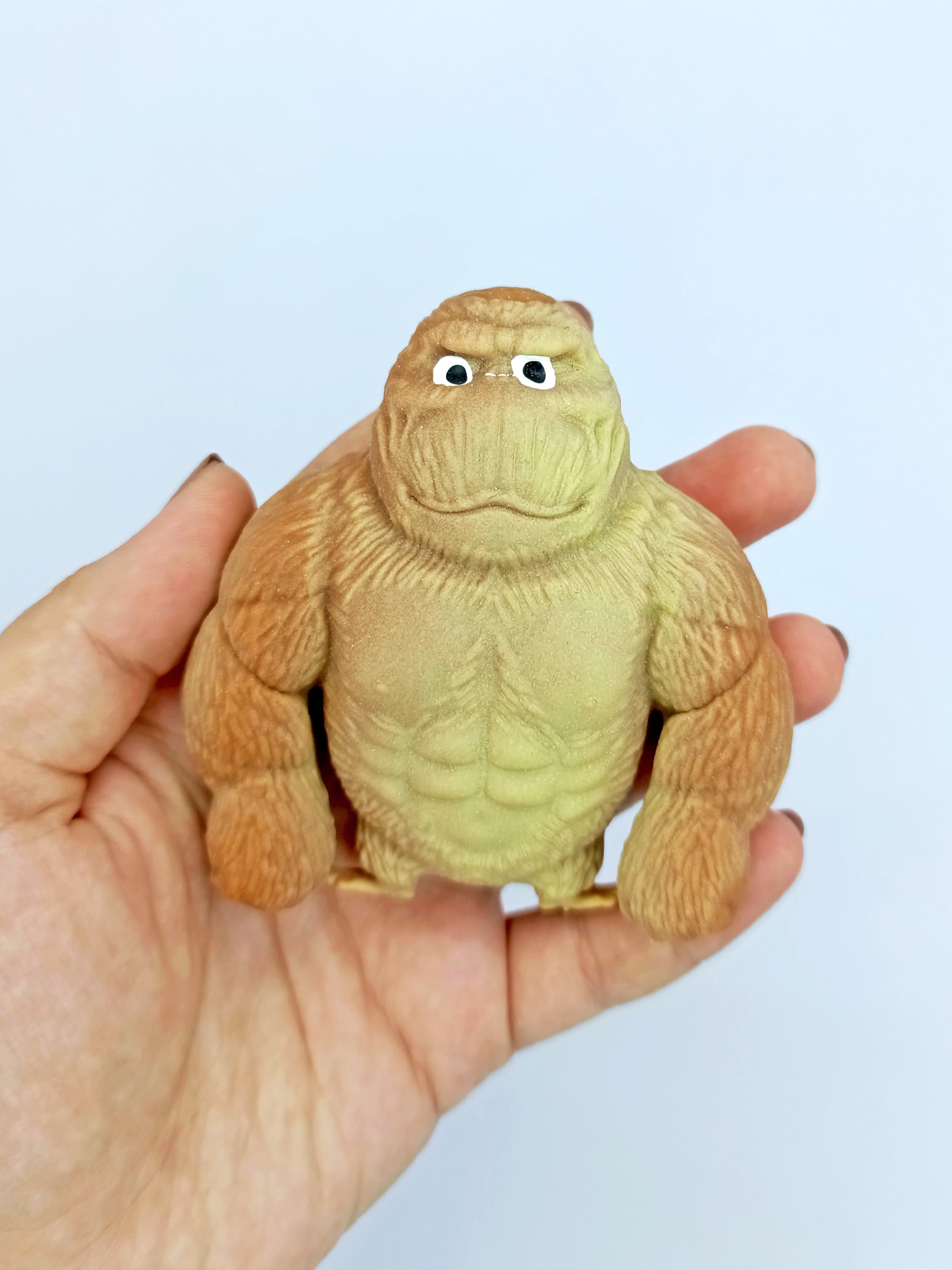 Limmy Squishy Goril Stres Önleyici Gorilla 9 Cm Sukuşi Maymun - Kahvere