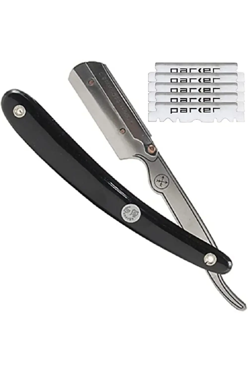 Srb/33r Reçine Saplı Paslanmaz Çelik Sakal Usturası, 5 Adet Jilet