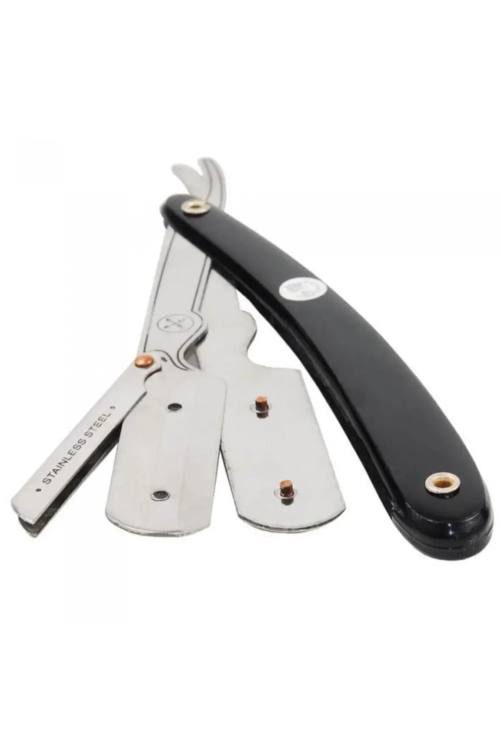 Srb/33r Reçine Saplı Paslanmaz Çelik Sakal Usturası, 5 Adet Jilet